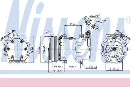 Компрессор NISSENS 89109