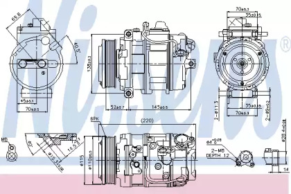 Компрессор NISSENS 89114