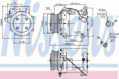 Компрессор NISSENS 89227