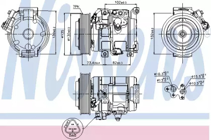 Компрессор NISSENS 89250