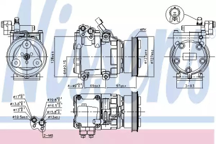 Компрессор NISSENS 89253