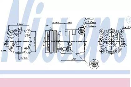 Компрессор NISSENS 89257