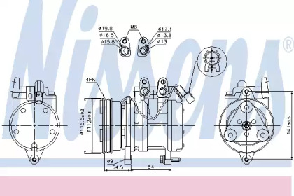 Компрессор NISSENS 89263