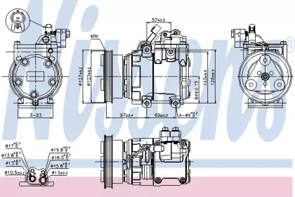 Компрессор NISSENS 89277