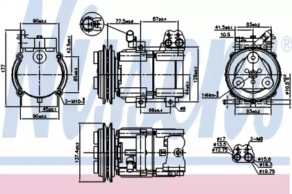 Компрессор NISSENS 89283