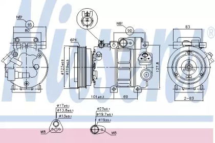 Компрессор NISSENS 89297