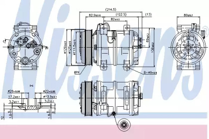 Компрессор NISSENS 89317