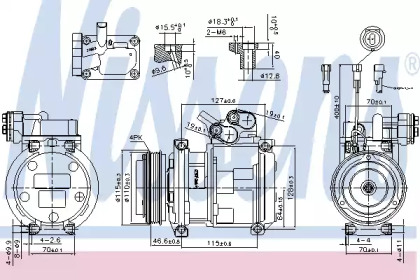 Компрессор NISSENS 89329