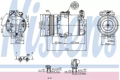 Компрессор NISSENS 89333