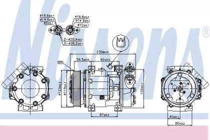 Компрессор NISSENS 89336