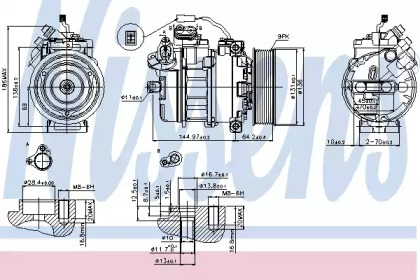 Компрессор NISSENS 89371