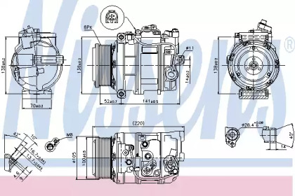 Компрессор NISSENS 89412