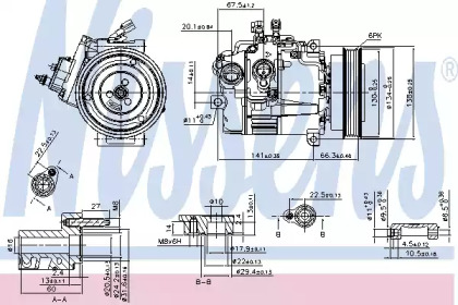 Компрессор NISSENS 89462