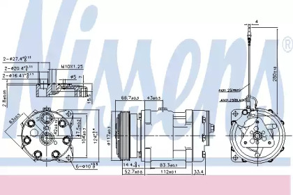 Компрессор NISSENS 89489