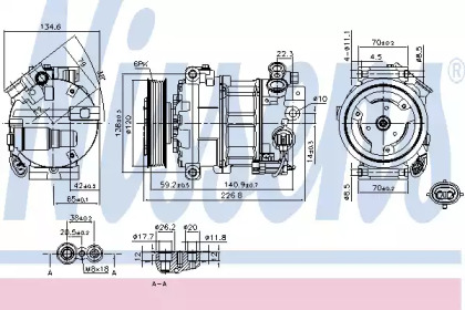 Компрессор NISSENS 89584