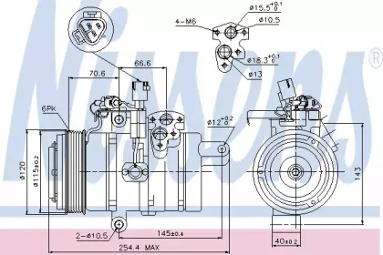 Компрессор NISSENS 89607