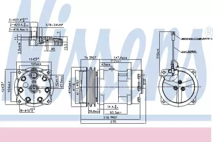 Компрессор NISSENS 89611