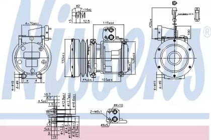 Компрессор NISSENS 89747