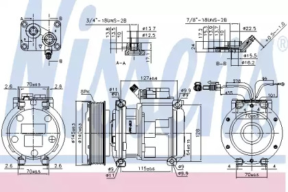 Компрессор NISSENS 89752