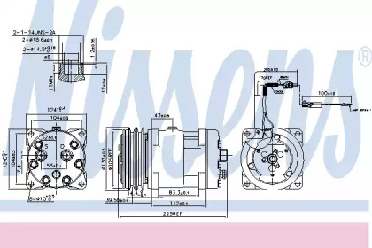 Компрессор NISSENS 89776