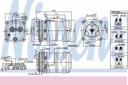 Компрессор NISSENS 899946