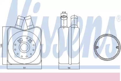 Теплообменник NISSENS 90606