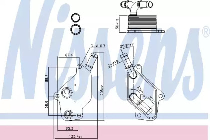 Теплообменник NISSENS 90965