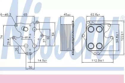 Теплообменник NISSENS 90990