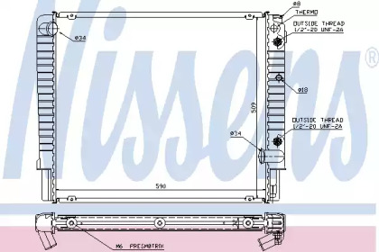 Теплообменник NISSENS 65509A