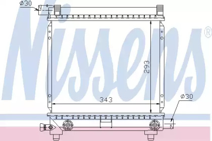 Теплообменник NISSENS 62550