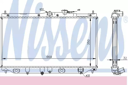 Теплообменник NISSENS 62282A