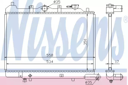 Теплообменник NISSENS 62442