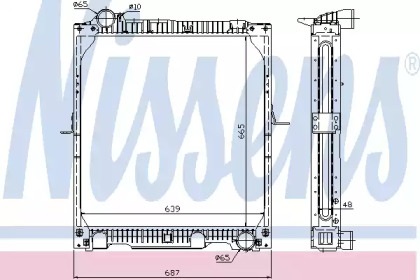 Теплообменник NISSENS 62523A