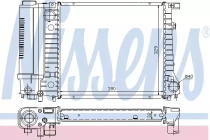 Теплообменник NISSENS 60729A