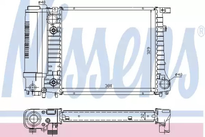 Теплообменник NISSENS 60731A