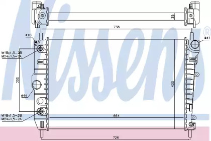 Теплообменник NISSENS 66700