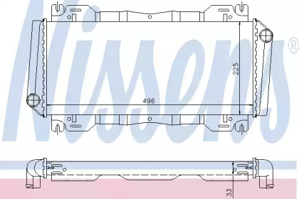 Теплообменник NISSENS 62093