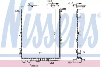 Теплообменник NISSENS 60442