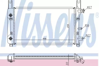 Теплообменник NISSENS 62122A