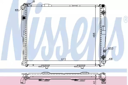 Теплообменник NISSENS 62762A