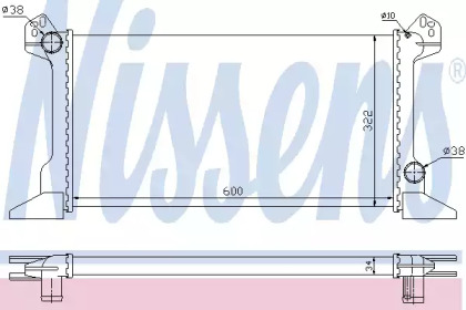 Теплообменник NISSENS 62177