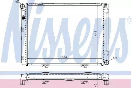 Теплообменник NISSENS 62731A