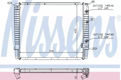 Теплообменник NISSENS 65523A