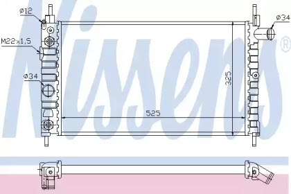 Теплообменник NISSENS 63282