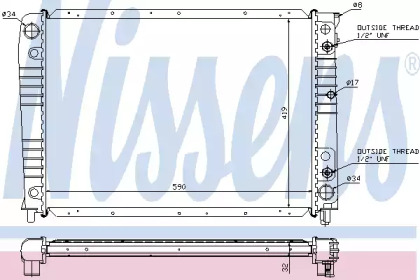 Теплообменник NISSENS 65538A