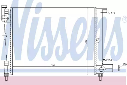 Теплообменник NISSENS 61391