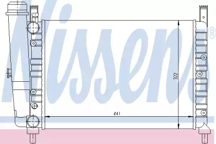 Теплообменник NISSENS 61853