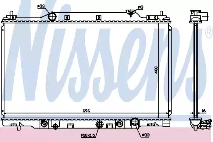 Теплообменник NISSENS 68104