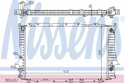 Теплообменник NISSENS 60477