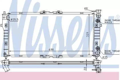 Теплообменник NISSENS 62393A